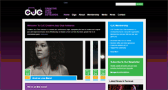 Desktop Screenshot of creativejazzclub.co.nz